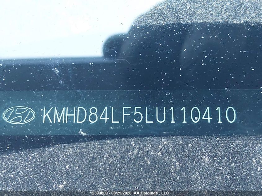 2020 Hyundai Elantra Sel/Value/Limited VIN: KMHD84LF5LU110410 Lot: 12393809