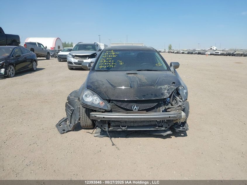 2006 Acura Rsx VIN: JH4DC54836S800504 Lot: 12393845