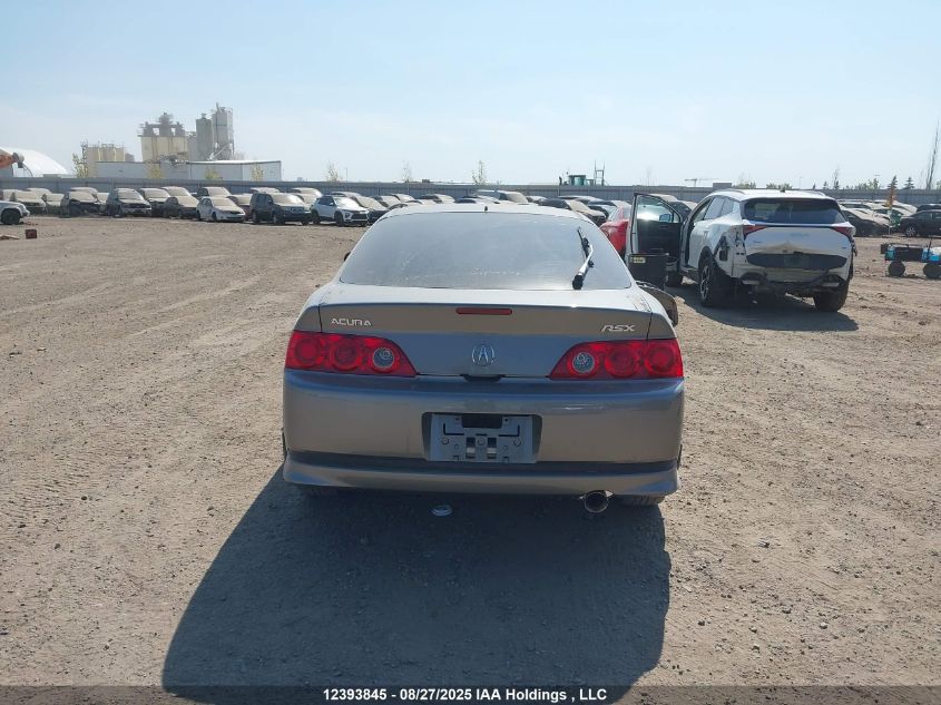 2006 Acura Rsx VIN: JH4DC54836S800504 Lot: 12393845