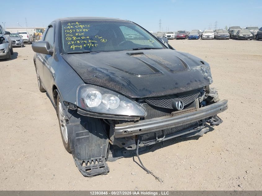 2006 Acura Rsx VIN: JH4DC54836S800504 Lot: 12393845