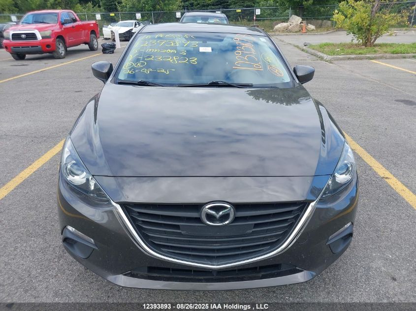 2015 Mazda 3 Sport VIN: 3MZBM1U70FM232823 Lot: 12393893