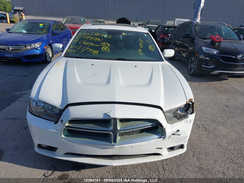 2014 Dodge Charger Sxt VIN: 2C3CDXHG1EH217348 Lot: 12394181
