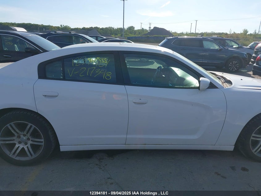 2014 Dodge Charger Sxt VIN: 2C3CDXHG1EH217348 Lot: 12394181