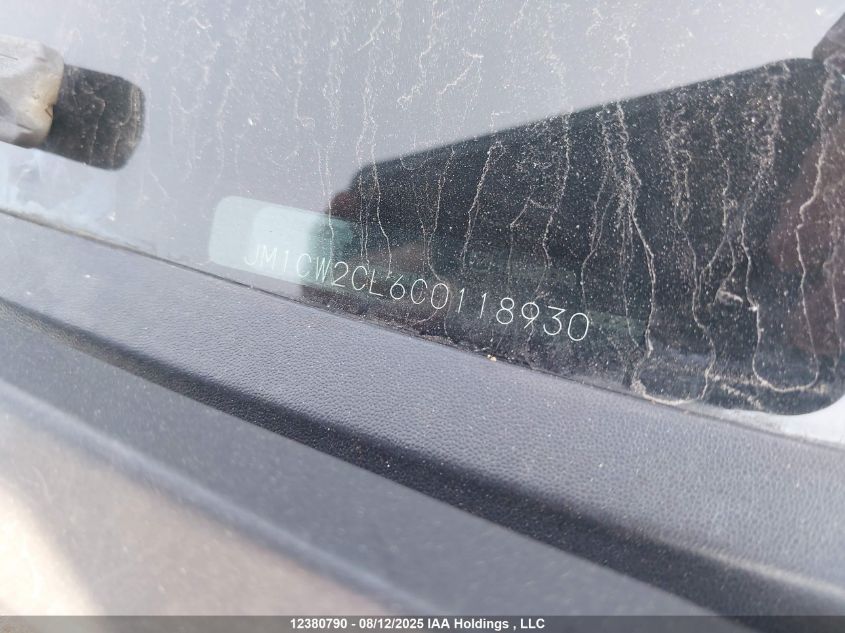 2012 Mazda Mazda5 Gs VIN: JM1CW2CL6C0118930 Lot: 12380790X