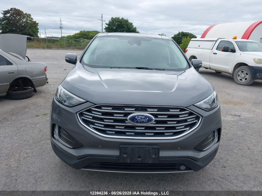 2022 Ford Edge Titanium VIN: 2FMPK4K92NBA76090 Lot: 12394236