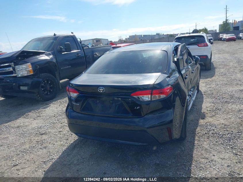 2020 Toyota Corolla Le VIN: 5YFBPRBE8LP003742 Lot: 12394242