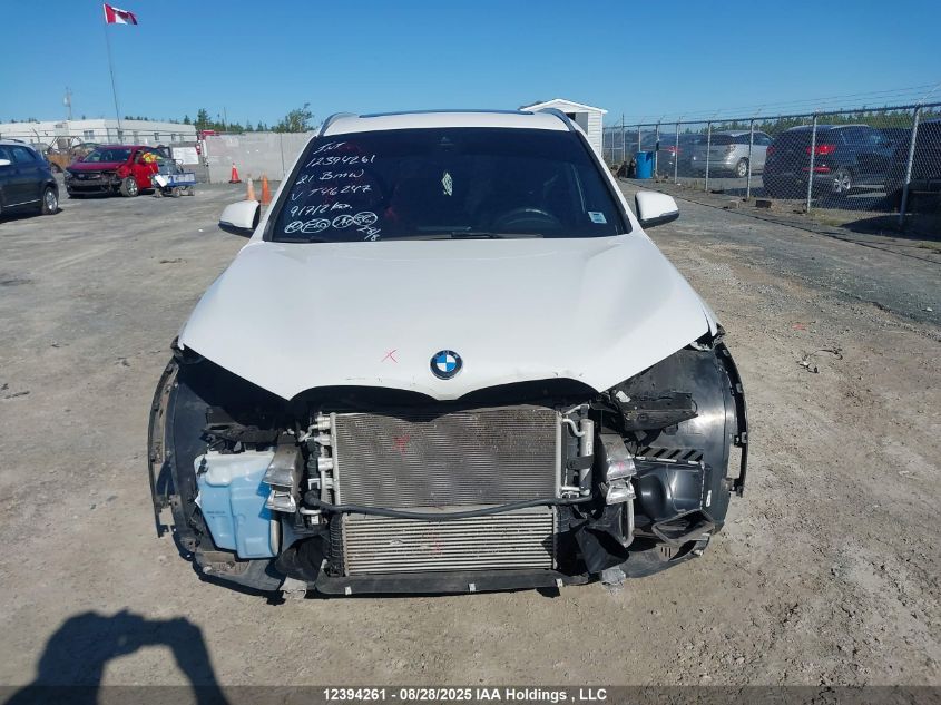 2021 BMW X1 xDrive28I/xDrive28I Essential VIN: WBXJG9C03M5T46247 Lot: 12394261