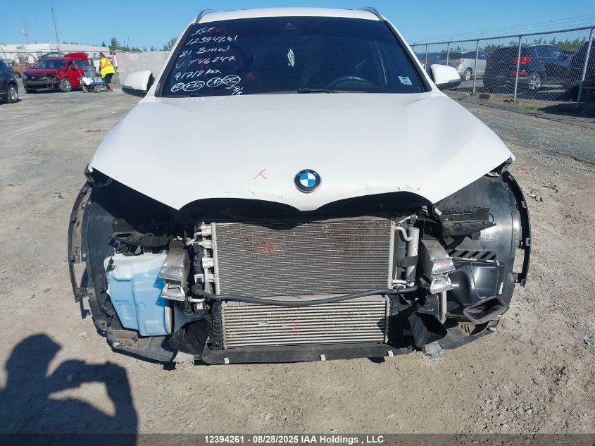 2021 BMW X1 xDrive28I/xDrive28I Essential VIN: WBXJG9C03M5T46247 Lot: 12394261