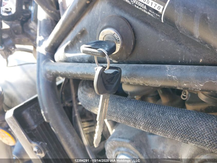 2025 Honda Cmx500 A VIN: MLHPC5660S5800170 Lot: 12394291