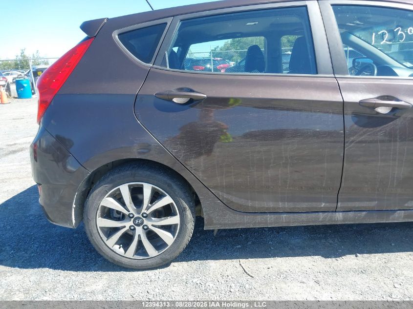 2017 Hyundai Accent Se VIN: KMHCT5AEXHU311754 Lot: 12394313