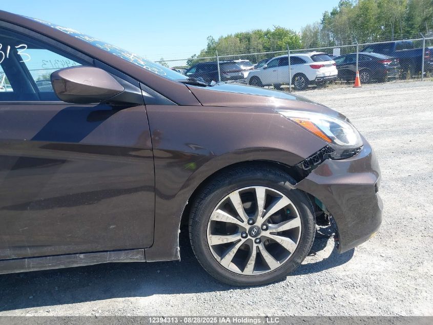 2017 Hyundai Accent Se VIN: KMHCT5AEXHU311754 Lot: 12394313