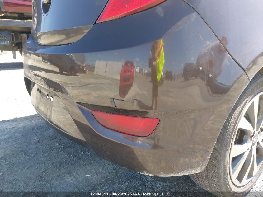 2017 Hyundai Accent Se VIN: KMHCT5AEXHU311754 Lot: 12394313