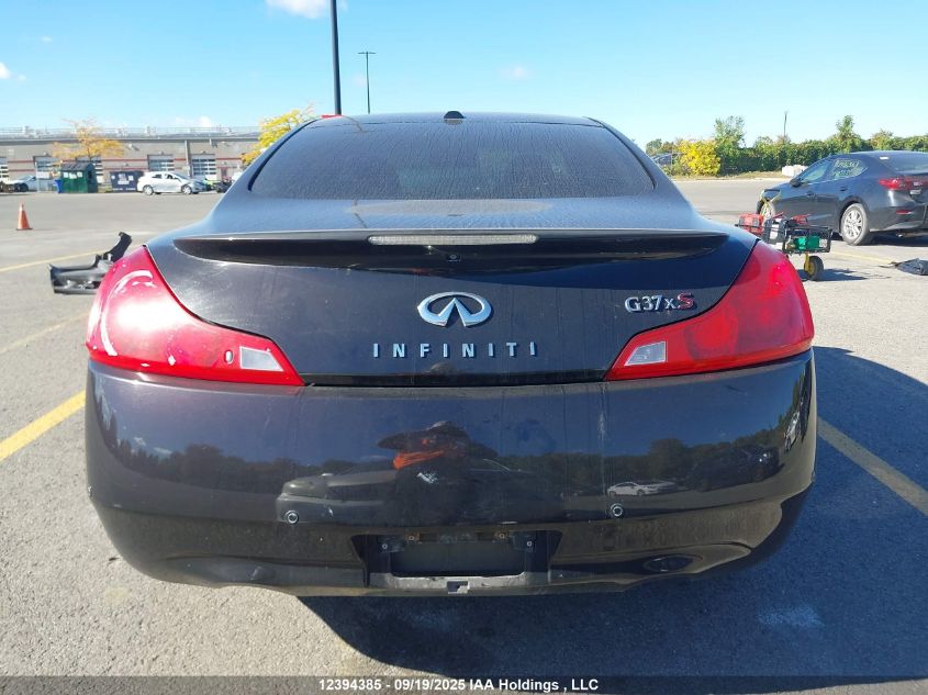 2011 Infiniti G37X VIN: JN1CV6EL0BM263219 Lot: 12394385