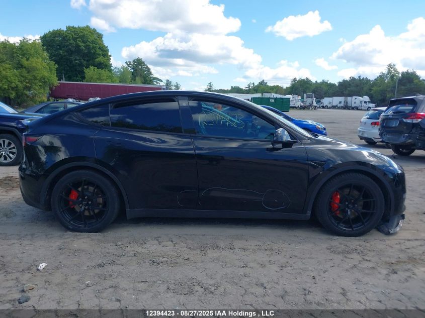 2021 Tesla Model Y Performance VIN: 5YJYGDEFXMF251957 Lot: 12394423