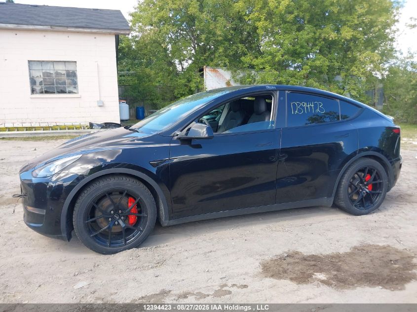 2021 Tesla Model Y Performance VIN: 5YJYGDEFXMF251957 Lot: 12394423