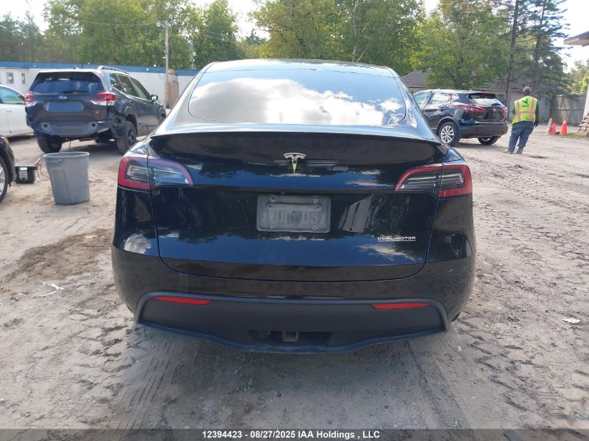 2021 Tesla Model Y Performance VIN: 5YJYGDEFXMF251957 Lot: 12394423