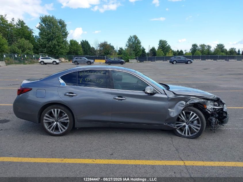 2019 Infiniti Q50 VIN: JN1EV7AR4KM590263 Lot: 12394447