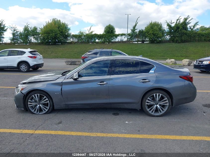 2019 Infiniti Q50 VIN: JN1EV7AR4KM590263 Lot: 12394447
