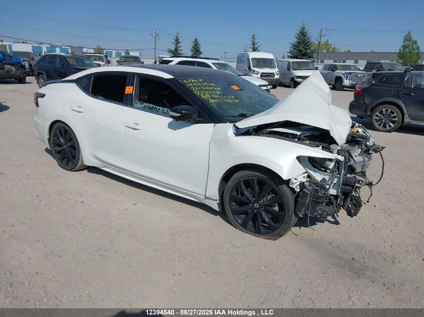 2021 Nissan Maxima Sr VIN: 1N4AA6EV6MC501171 Lot: 12394540
