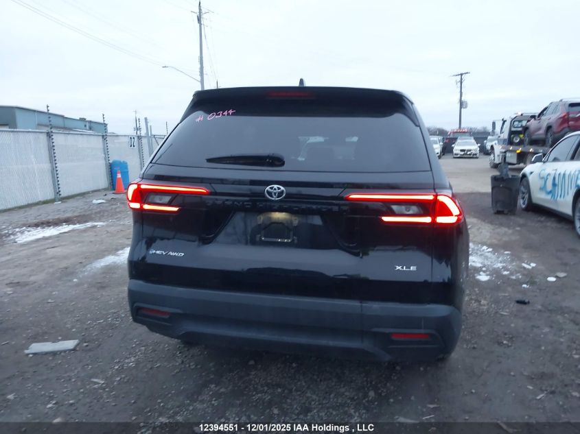 2024 Toyota Grand Highlander Hybrid Xle VIN: 5TDACAB52RS000344 Lot: 12394551