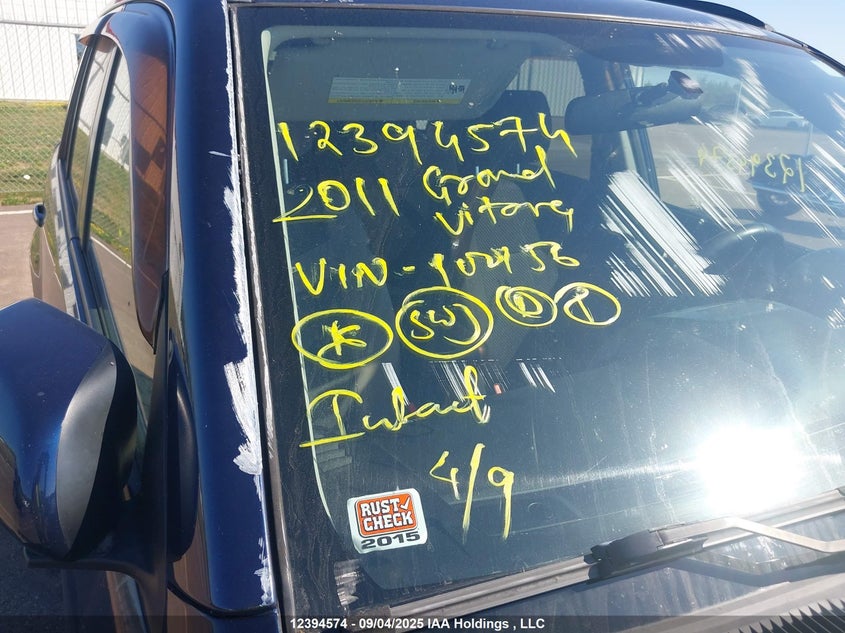 2011 Suzuki Grand Vitara Xsport VIN: JS3TD0D49B4100156 Lot: 12394574