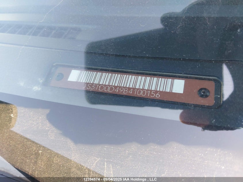 2011 Suzuki Grand Vitara Xsport VIN: JS3TD0D49B4100156 Lot: 12394574