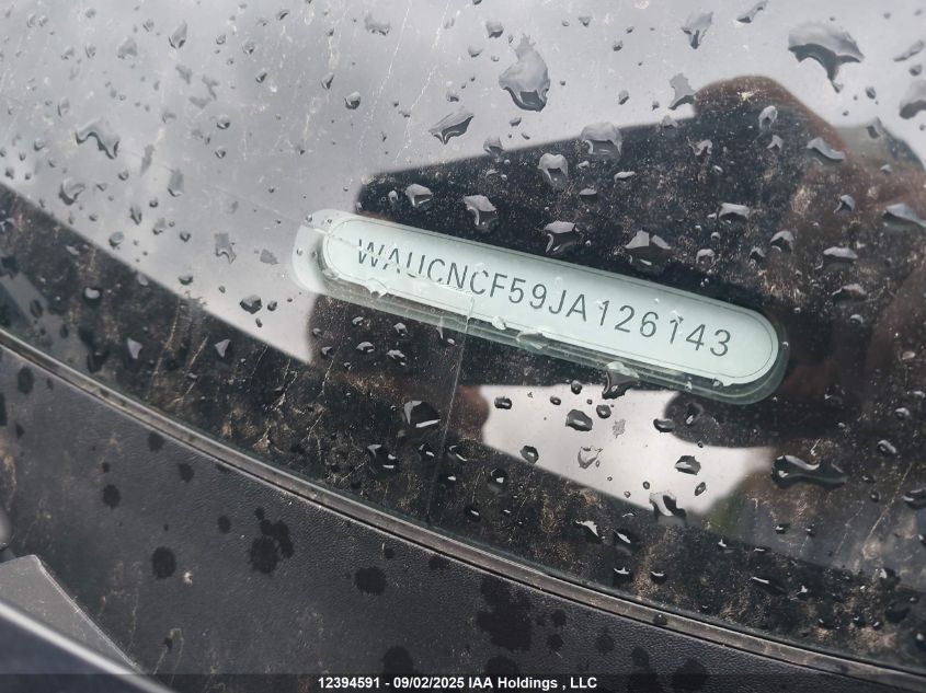 2018 Audi A5 2.0T Technik VIN: WAUCNCF59JA126143 Lot: 12394591