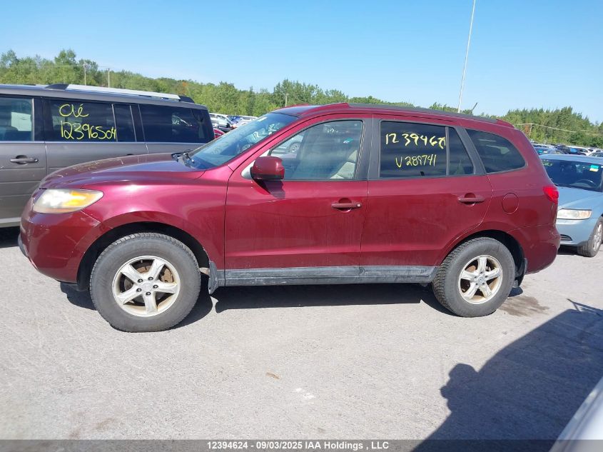 2009 Hyundai Santa Fe Gl VIN: 5NMSG13E69H289741 Lot: 12394624