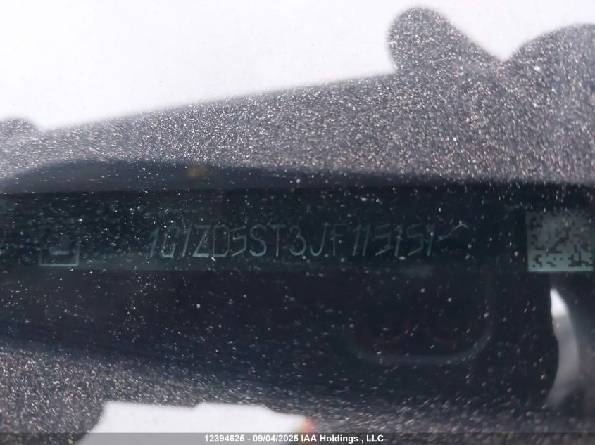 2018 Chevrolet Malibu Lt VIN: 1G1ZD5ST3JF115151 Lot: 12394625