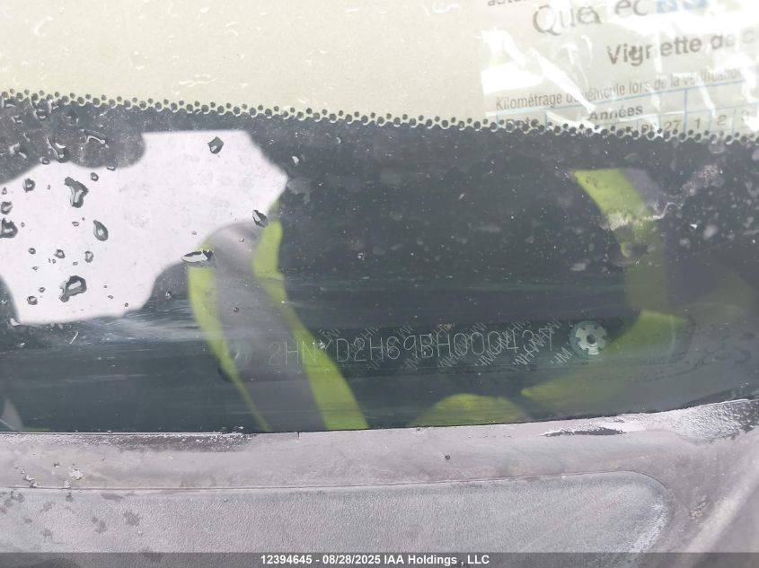 2011 Acura Mdx Technology VIN: 2HNYD2H69BH000437 Lot: 12394645