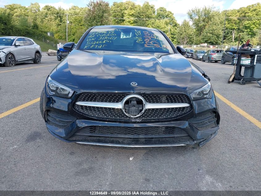 2022 Mercedes-Benz Cla 250 Coupe 4Matic VIN: W1K5J4HB9NN317064 Lot: 12394649