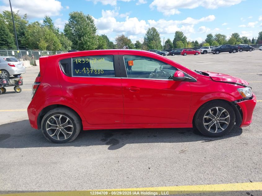 2017 Chevrolet Sonic VIN: 1G1JD6SB5H4137880 Lot: 12394709