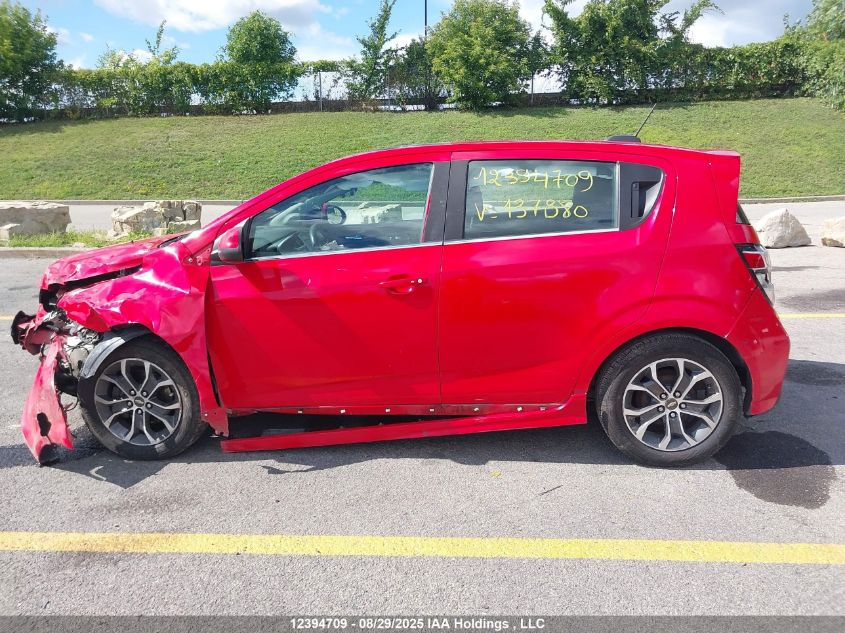 2017 Chevrolet Sonic VIN: 1G1JD6SB5H4137880 Lot: 12394709