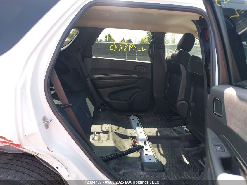 2022 Dodge Durango Pursuit/Enforcer VIN: 1C4RDJFG7NC193310 Lot: 12394739