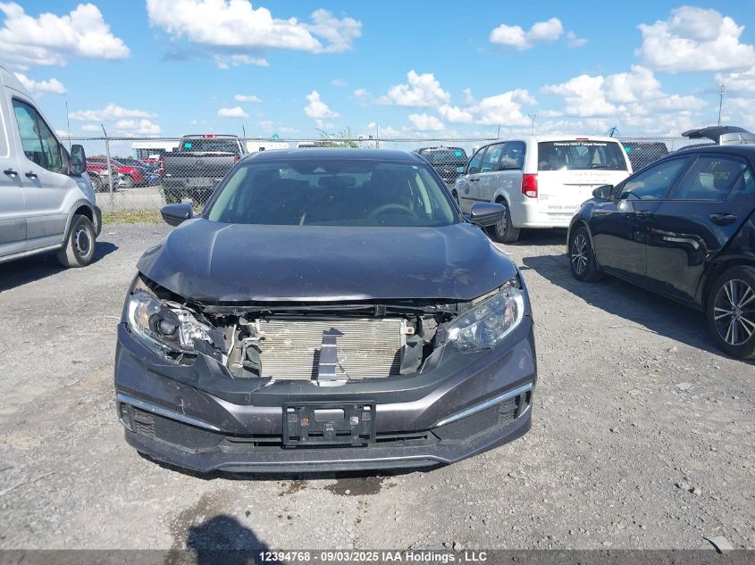 2019 Honda Civic Lx VIN: 2HGFC2F52KH005331 Lot: 12394768