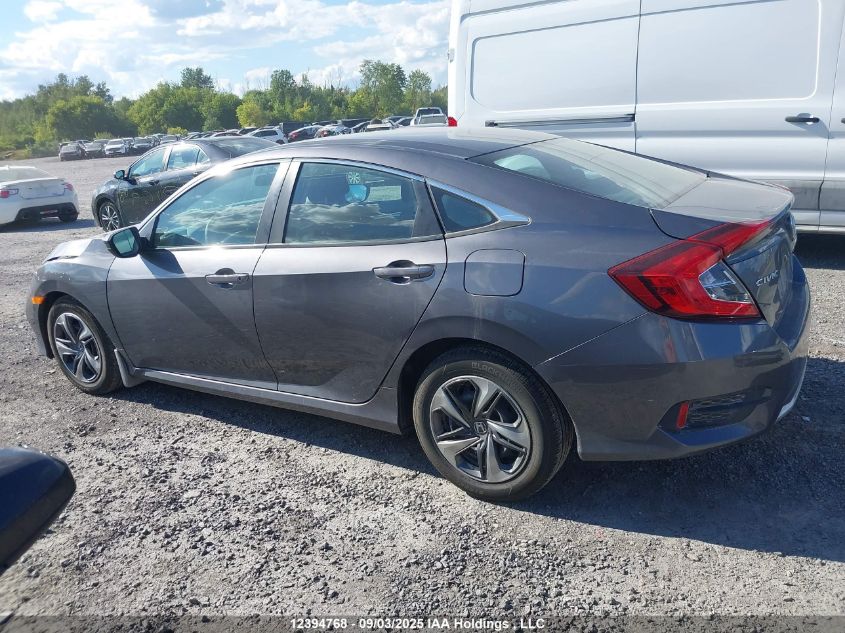 2019 Honda Civic Lx VIN: 2HGFC2F52KH005331 Lot: 12394768