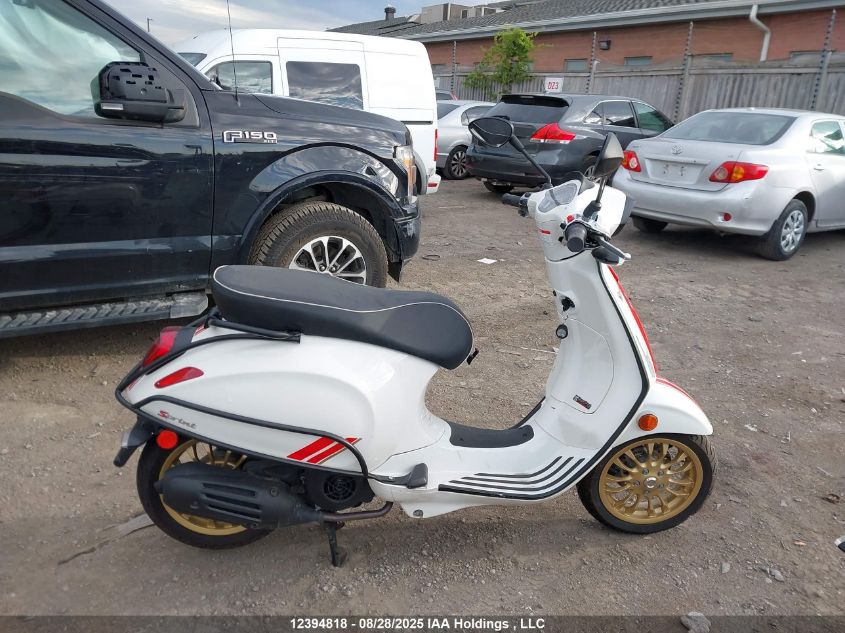 2022 Vespa Primavera/Sprint 150 VIN: ZAPM818G8N5802595 Lot: 12394818