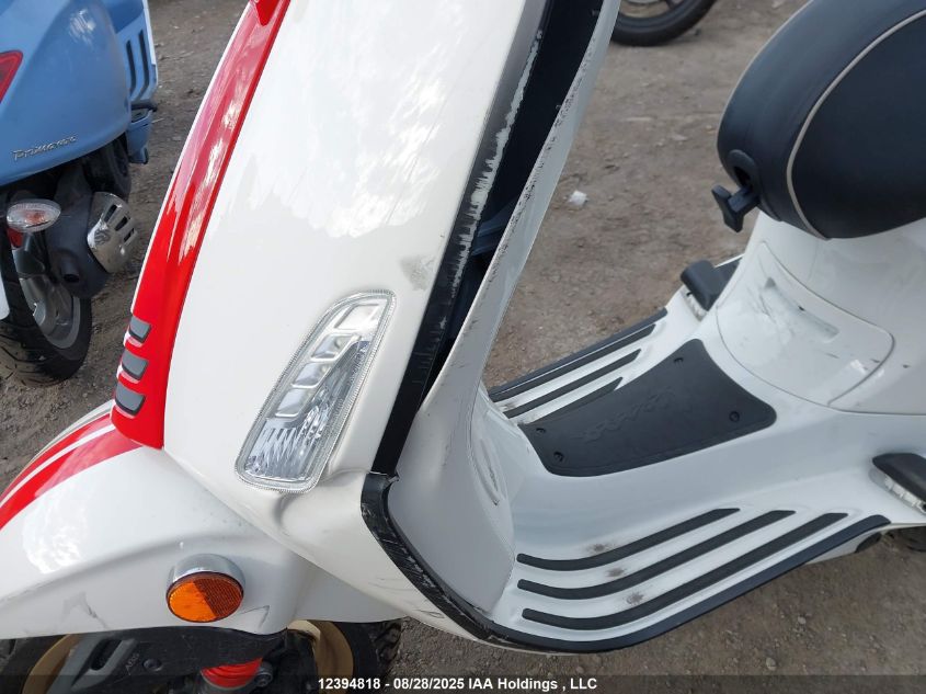 2022 Vespa Primavera/Sprint 150 VIN: ZAPM818G8N5802595 Lot: 12394818