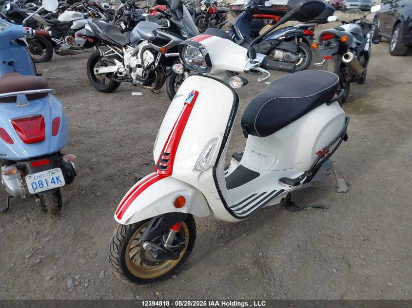 2022 Vespa Primavera/Sprint 150 VIN: ZAPM818G8N5802595 Lot: 12394818