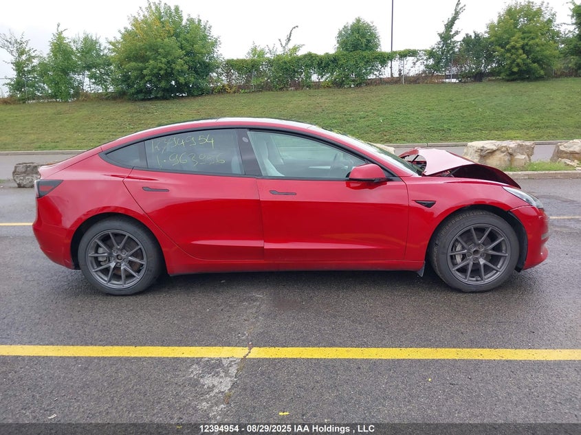 2021 Tesla Model 3 Standard Range/Standard Range Plus VIN: 5YJ3E1EA4MF963996 Lot: 12394954