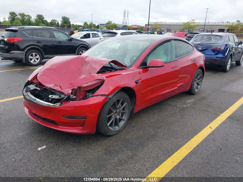 5YJ3E1EA4MF963996 2021 TESLA MODEL 3 photo no. 2