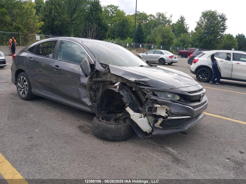 2HGFC2F55KH010832 2019 Honda Civic auction photo 1