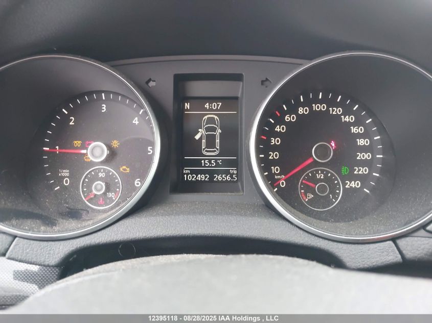 2012 Volkswagen Golf 2.0 Tdi Comfortline/2.0 Tdi Highline VIN: 3VWML7AJ0CM652396 Lot: 12395118