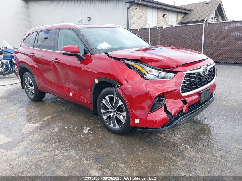5TDGZRBH3MS126125 2021 Toyota Highlander Xle auction photo 1