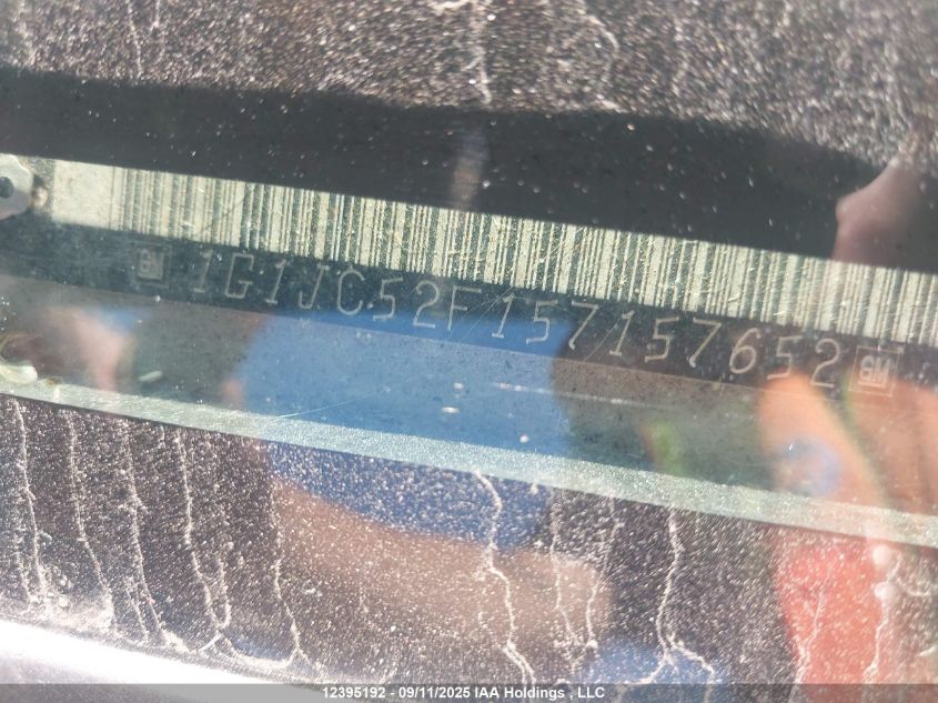 2005 Chevrolet Cavalier VIN: 1G1JC52F157157652 Lot: 12395192