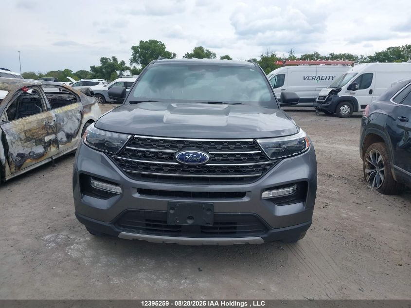 2022 Ford Explorer Xlt VIN: 1FMSK8DH6NGB18937 Lot: 12395259