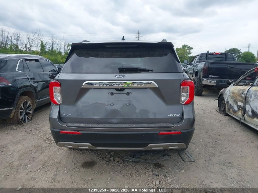 2022 Ford Explorer Xlt VIN: 1FMSK8DH6NGB18937 Lot: 12395259