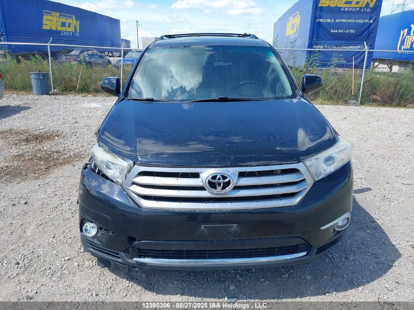 2012 Toyota Highlander V6 VIN: 5TDBK3EH4CS100445 Lot: 12395306