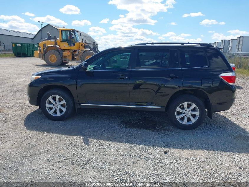 2012 Toyota Highlander V6 VIN: 5TDBK3EH4CS100445 Lot: 12395306