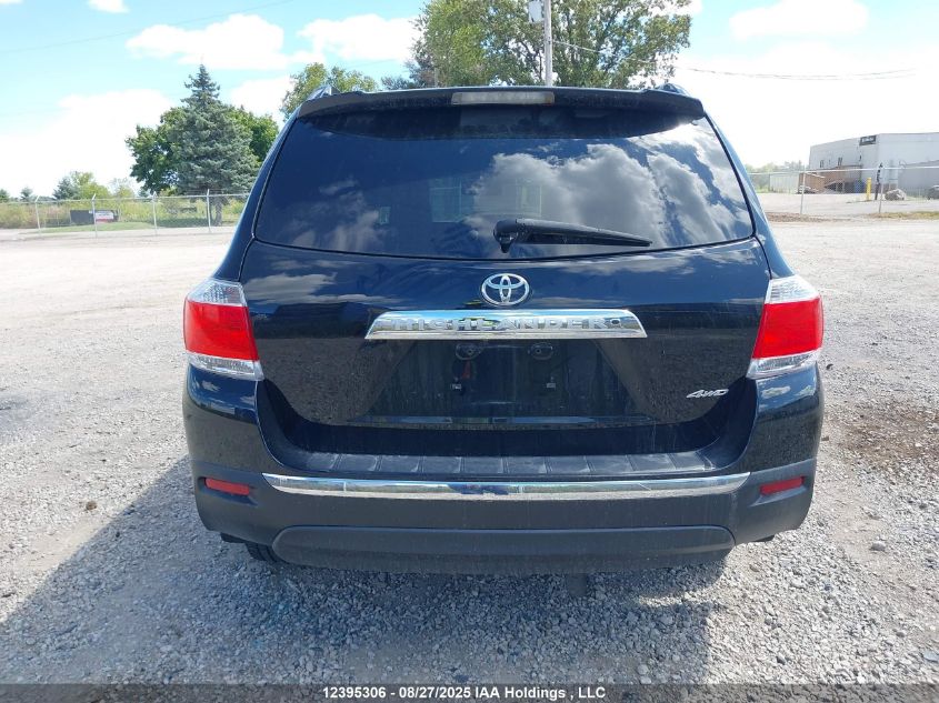 2012 Toyota Highlander V6 VIN: 5TDBK3EH4CS100445 Lot: 12395306